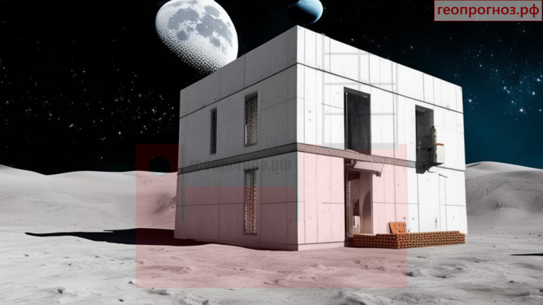 дом из газобетона на луне